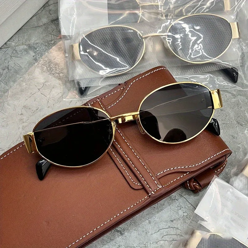 Designer Sunglasses - Kacamata Hitam Oval yang Sedang Tren