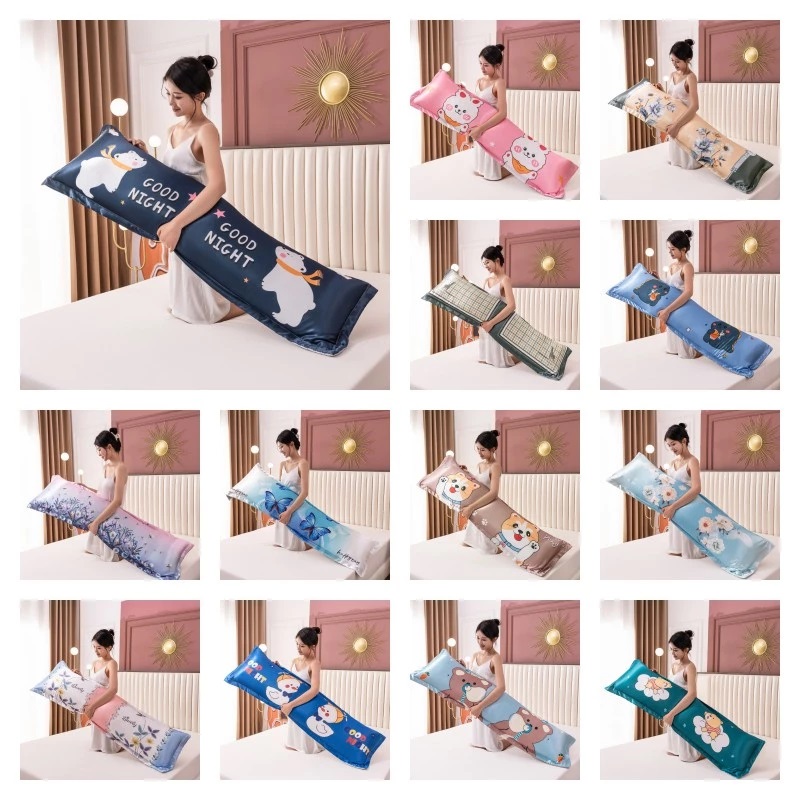 Silk Pillowcase - Musim Panas Dingin 120/150/180Cm Sarung Bantal