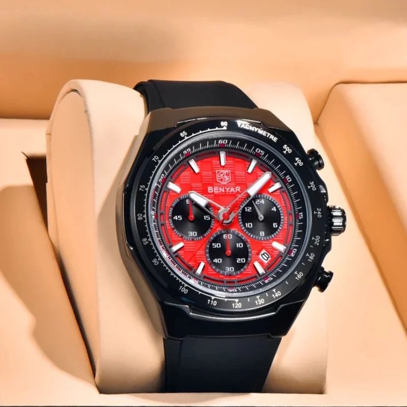 Luxury Watch Men - BENYAR 5215 Jam Tangan Pria Mewah