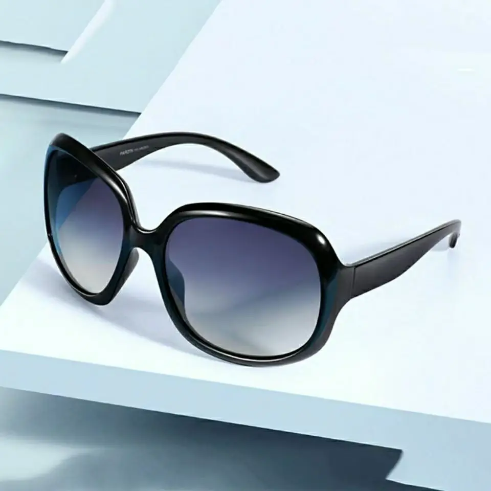 Designer Sunglasses - Kacamata Hitam Bentuk Lingkaran dengan Bingkai