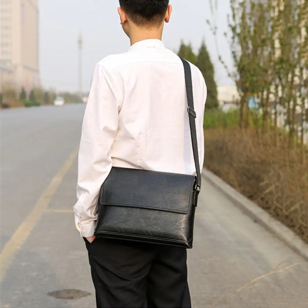 Tas Selempang Kulit PU Mewah M - Leather Wallet Men ulasan dan harga