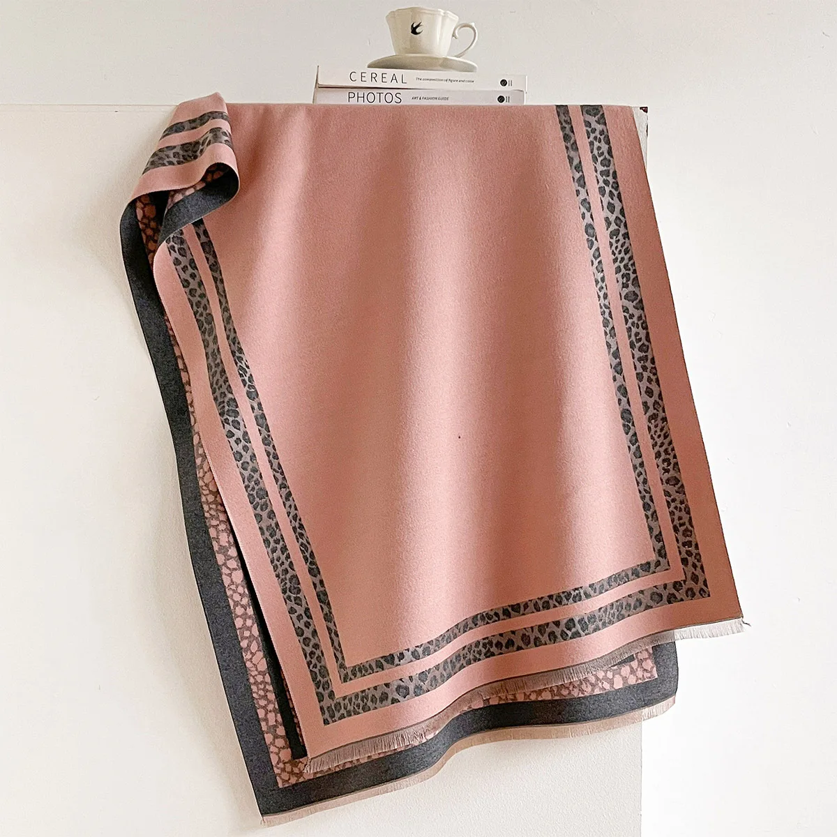 Selendang Tebal Berwarna Polos - Cashmere Scarf ulasan dan harga