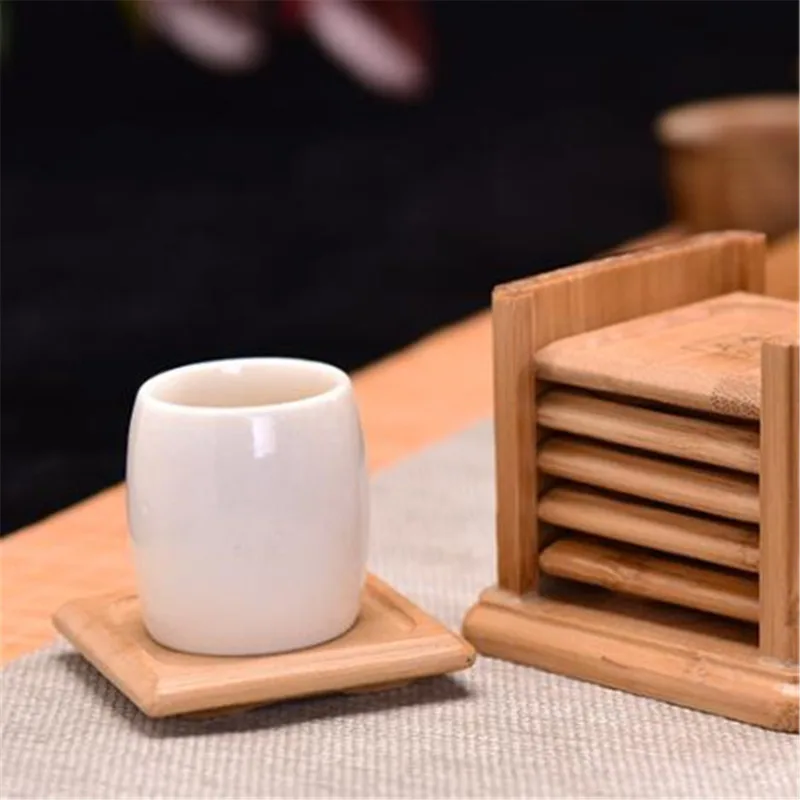 6 buah sandaran cangkir tataka - Marble Coaster Set ulasan dan harga