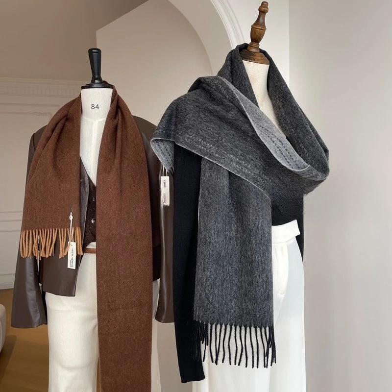 Syal Wol Murni Berkualitas Tin - Cashmere Scarf ulasan dan harga