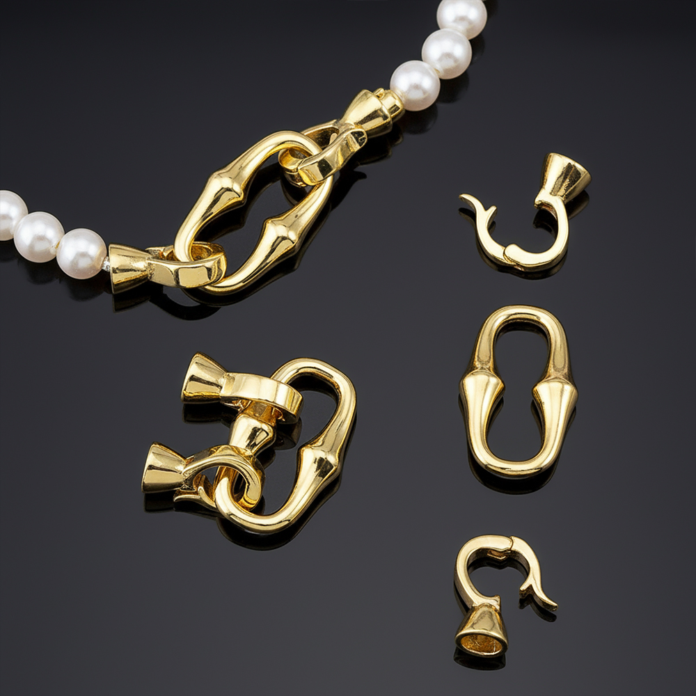 1 Buah Gesper Sambungan Bambu  - Gold Plated Jewelry ulasan dan harga