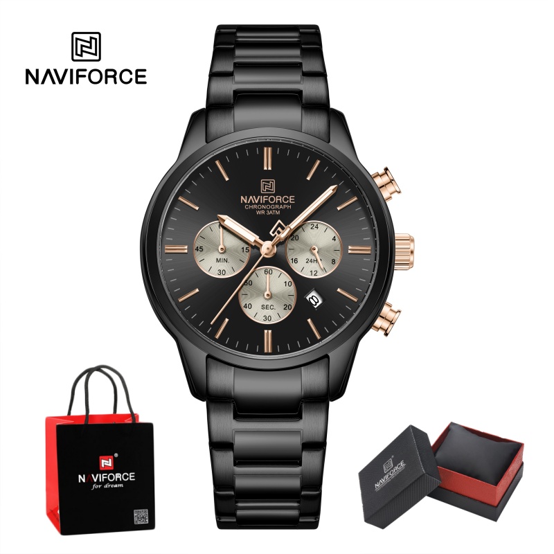 Jam Tangan Pria NAVIFORCE Quar - Luxury Watch Men ulasan dan harga