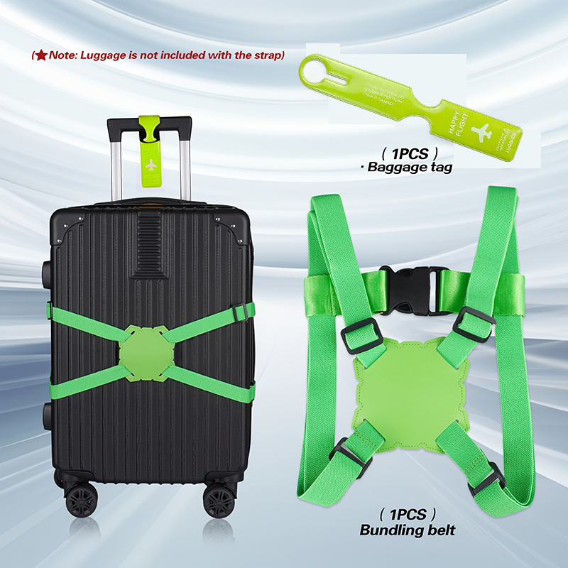 Set Tali Bagasi 2-Potong + Lab - Travel Luggage Set ulasan dan harga