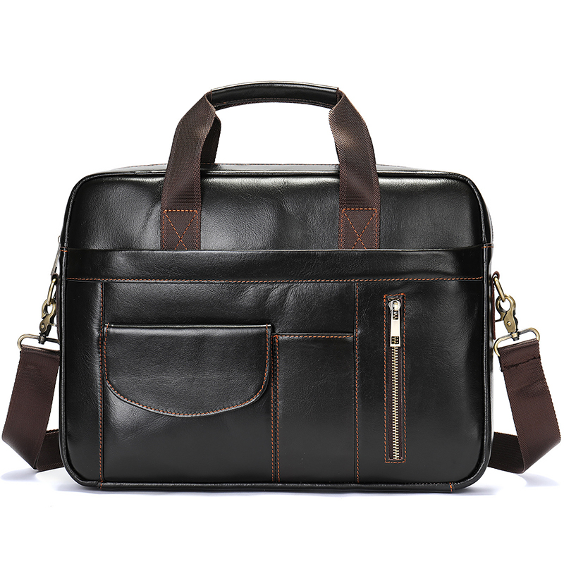 Tas Kerja Kulit Asli Vintage L - Leather Briefcase ulasan dan harga