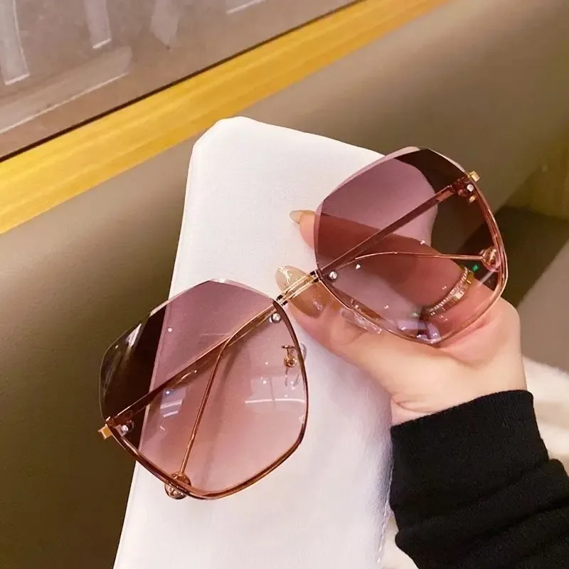 Kacamata Hitam Metal Poligonal - Designer Sunglasses ulasan dan harga