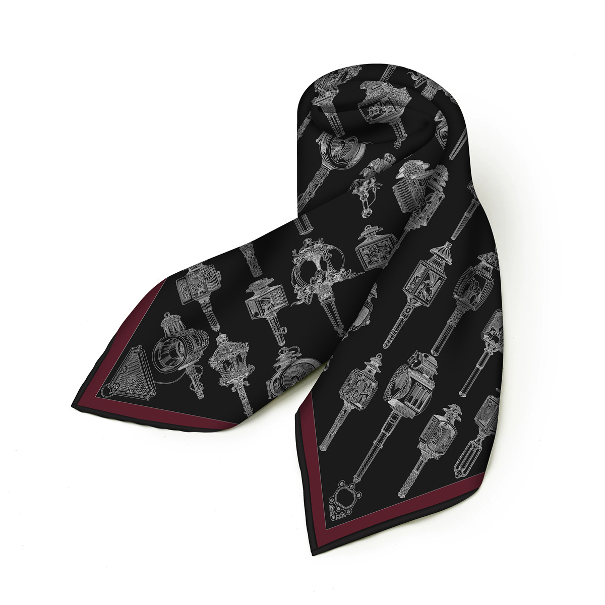 Syal Sutra Kasmir Desainer Mew - Cashmere Scarf ulasan dan harga