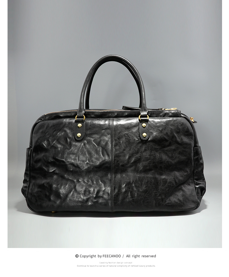 Tas Travel Pria Bisnis Gaya Ko - Leather Briefcase ulasan dan harga